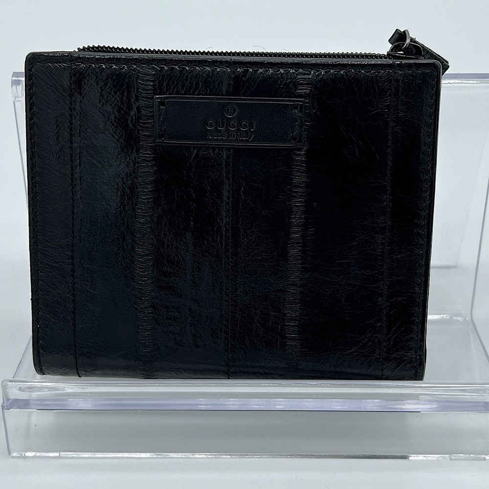 RARE Gucci Eel Wallet Black